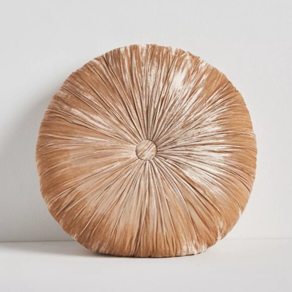 Anthropologie CECILY VELVET PILLOW Style No. 83853432 NEUTRAL